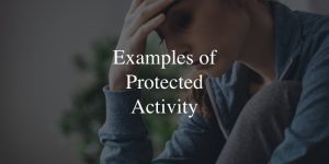 Examples of protected activity